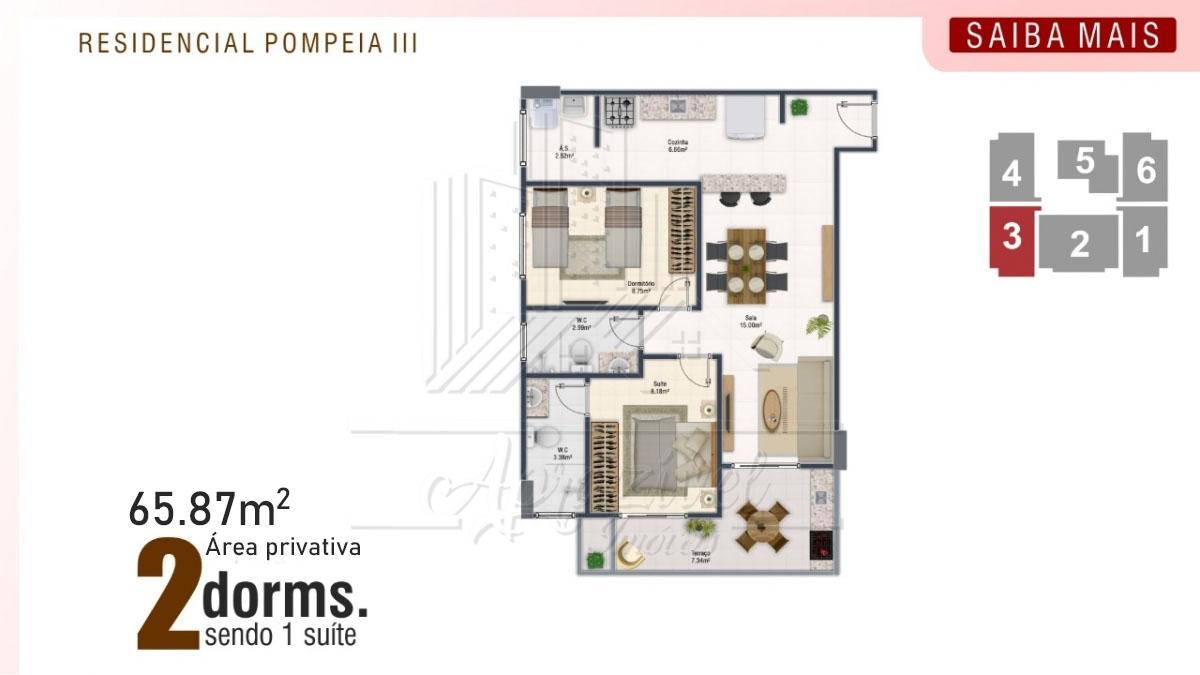 Apartamento, 2 quartos, 65 m² - Foto 17