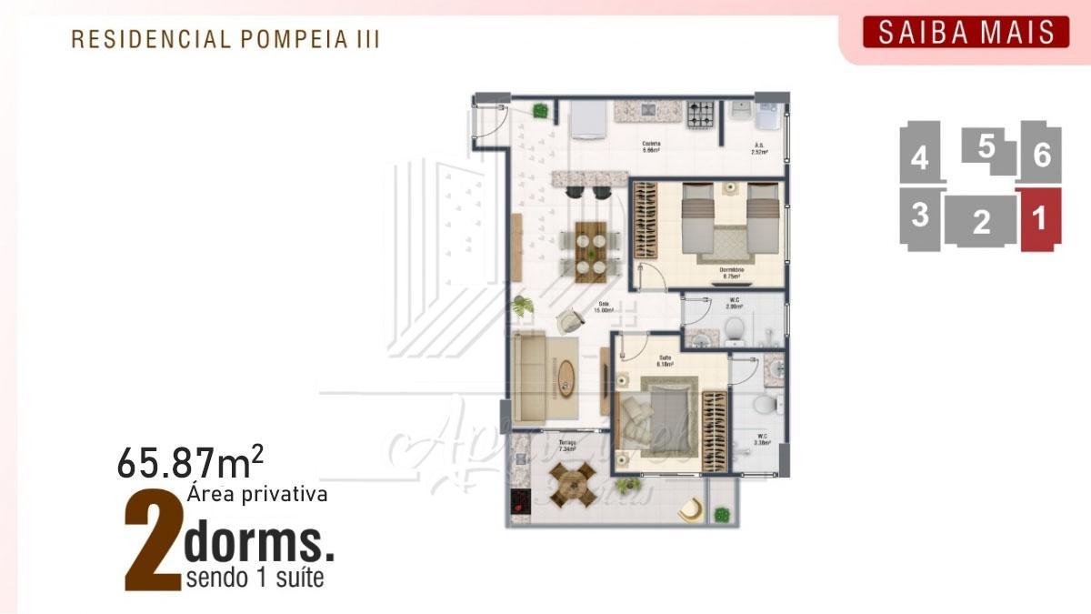 Apartamento, 2 quartos, 65 m² - Foto 15