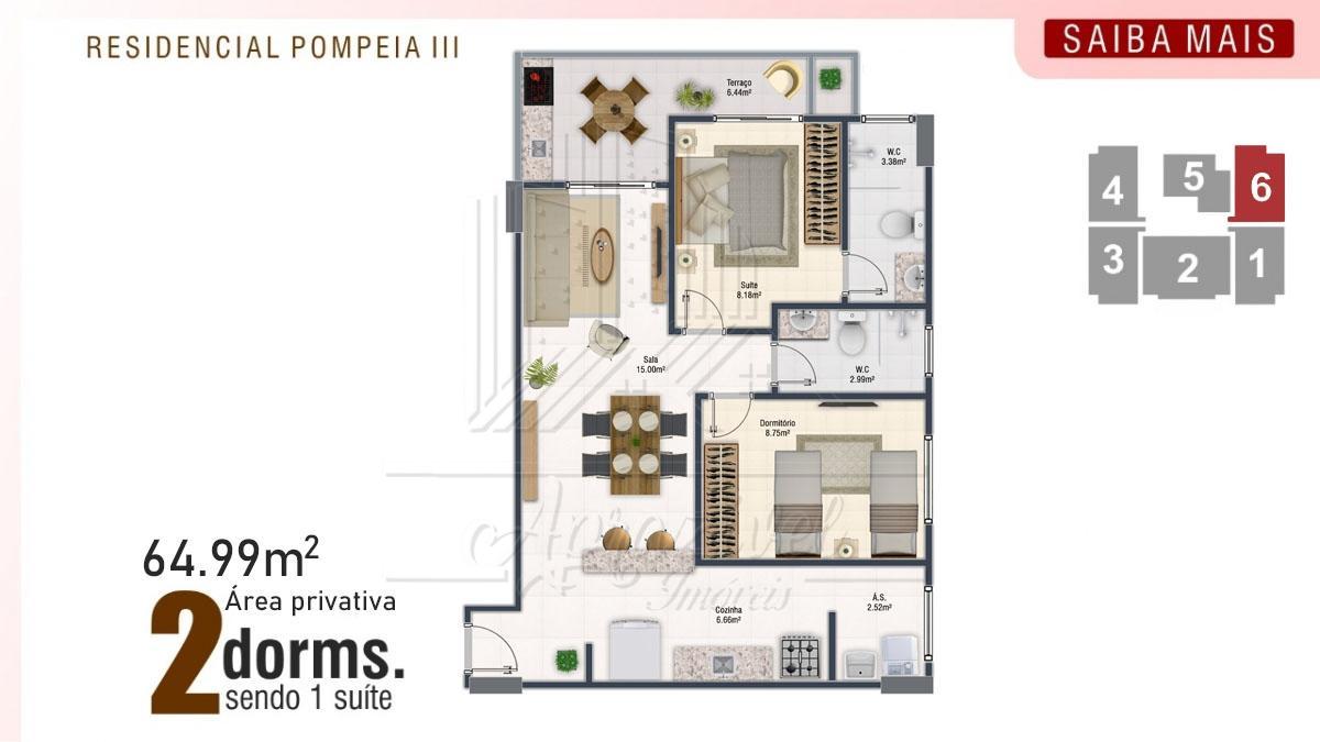Apartamento, 2 quartos, 65 m² - Foto 20