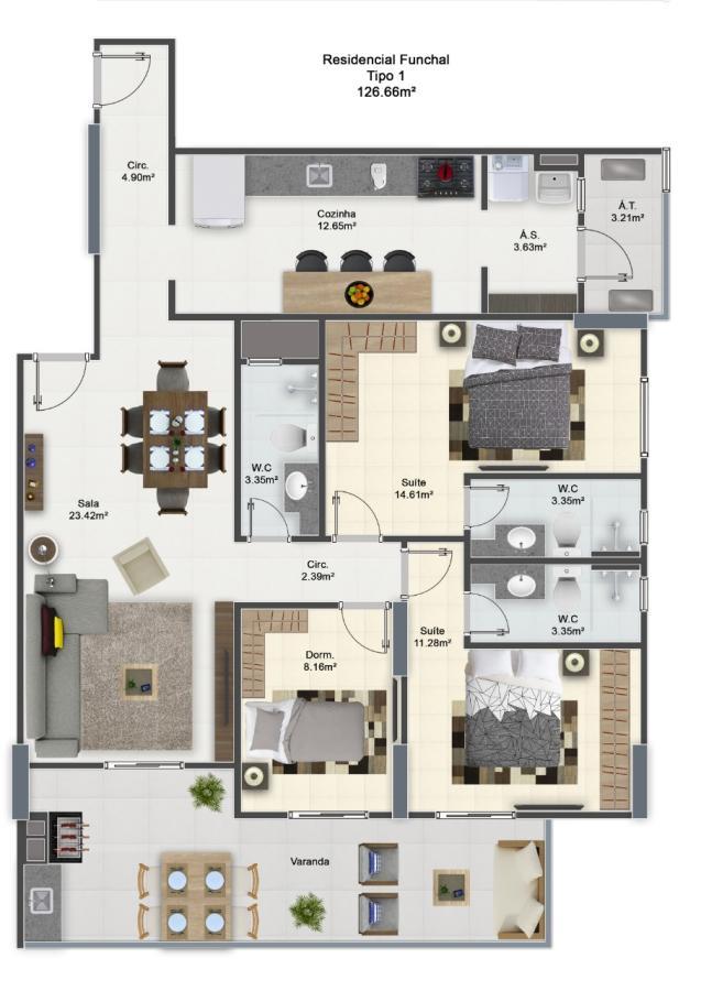 Apartamento, 2 quartos - Foto 20
