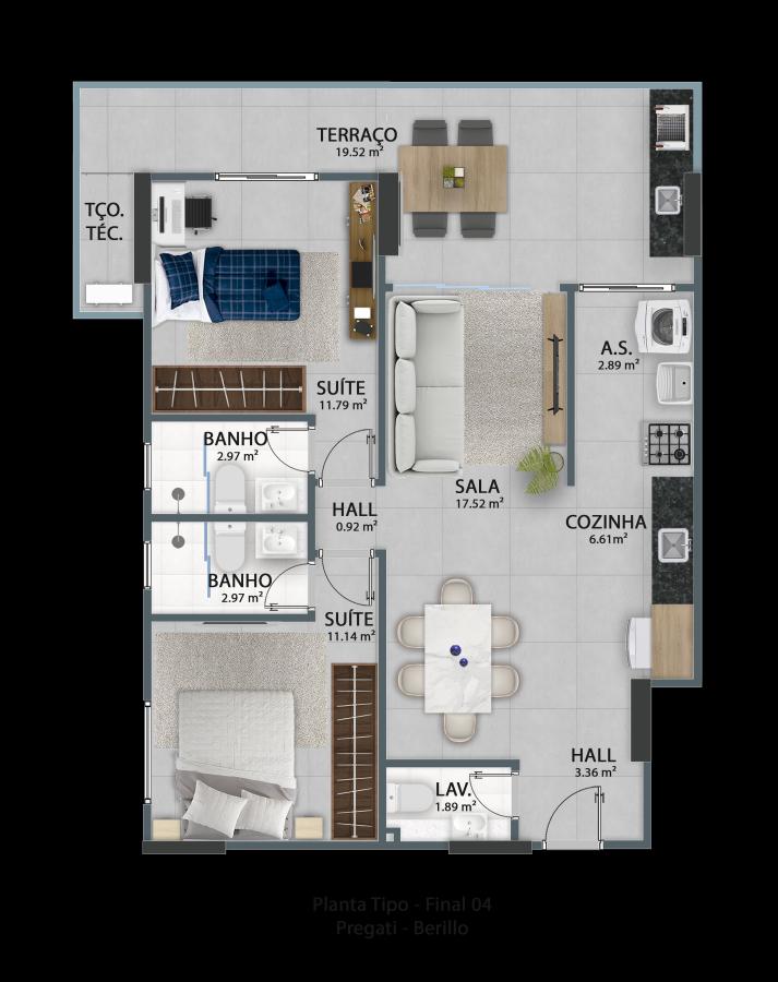 Apartamento, 2 quartos - Foto 38