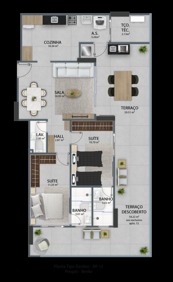 Apartamento, 2 quartos - Foto 40