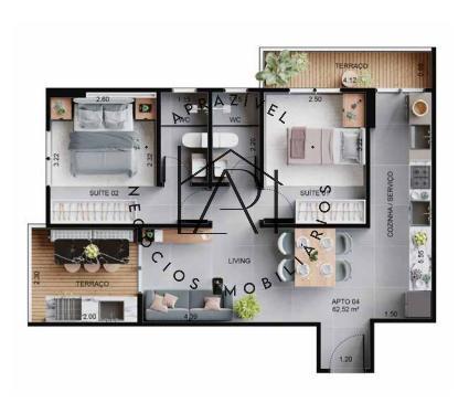 Apartamento, 2 quartos, 62 m² - Foto 5