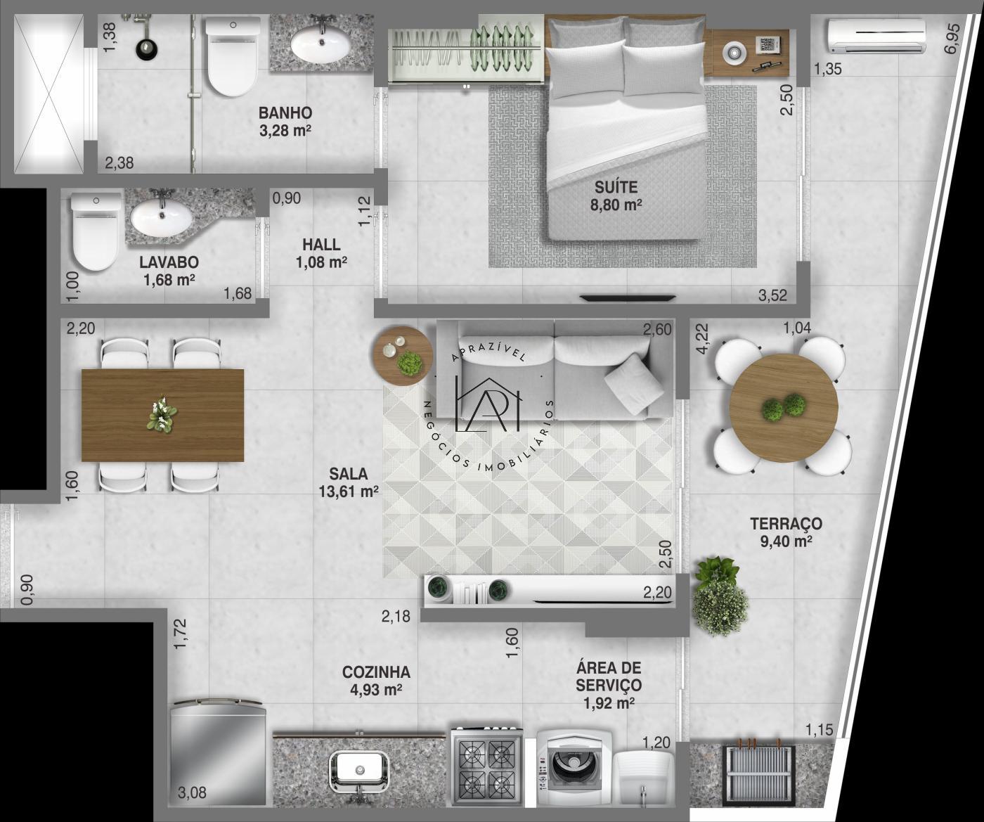Apartamento, 1 quarto, 42 m² - Foto 18