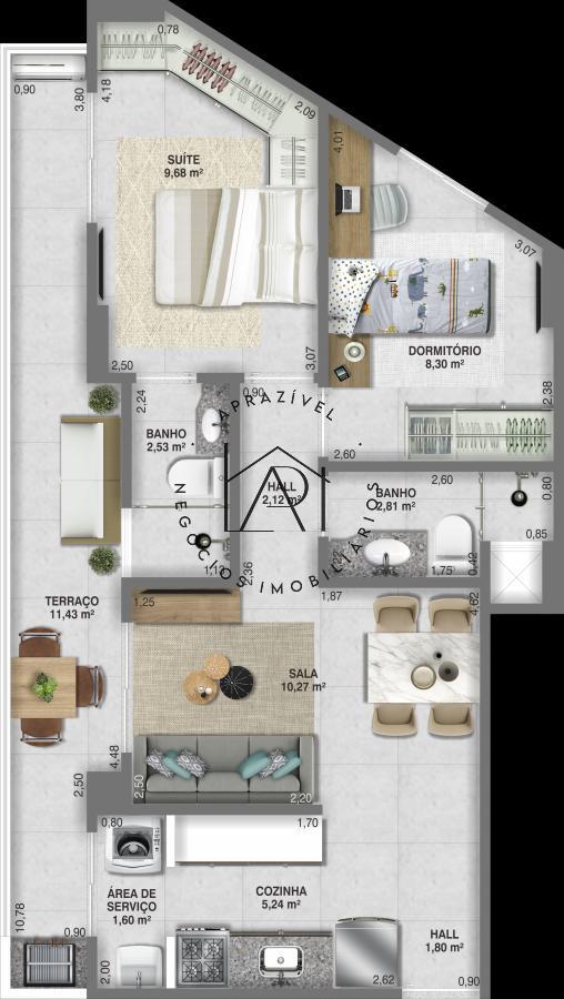 Apartamento, 1 quarto, 42 m² - Foto 19