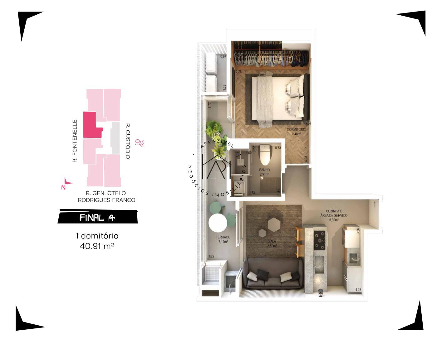 Apartamento, 1 quarto, 47 m² - Foto 27