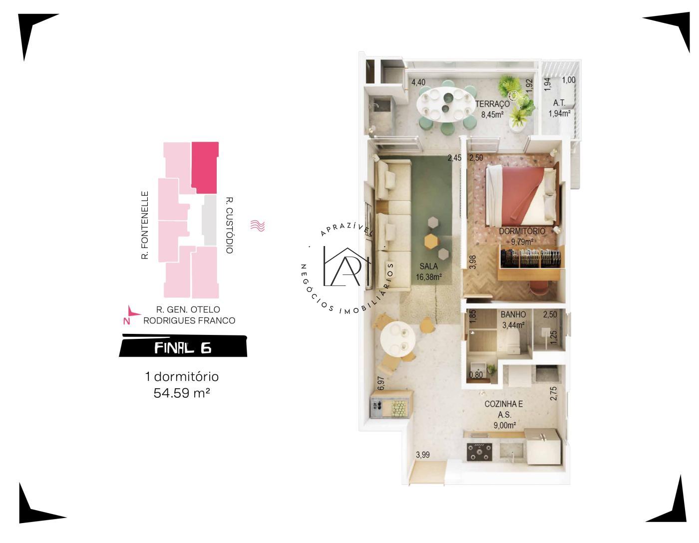 Apartamento, 1 quarto, 47 m² - Foto 29