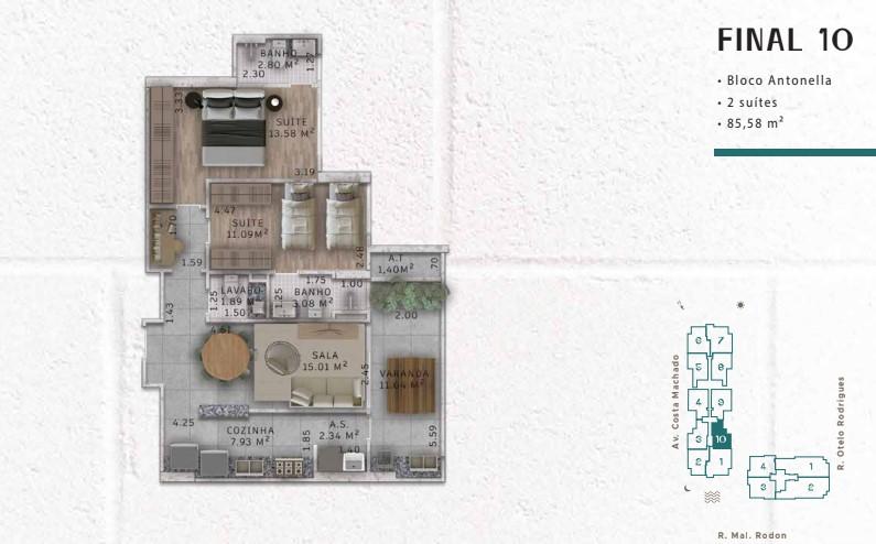 Apartamento, 2 quartos, 85 m² - Foto 35