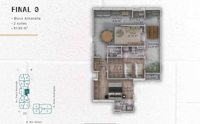 Apartamento, 2 quartos, 85 m² - Foto 34