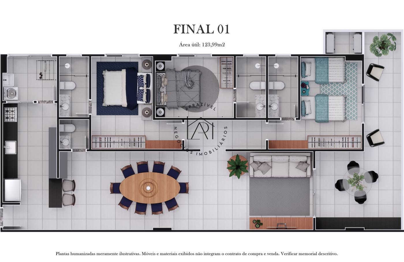Apartamento, 3 quartos, 129 m² - Foto 10
