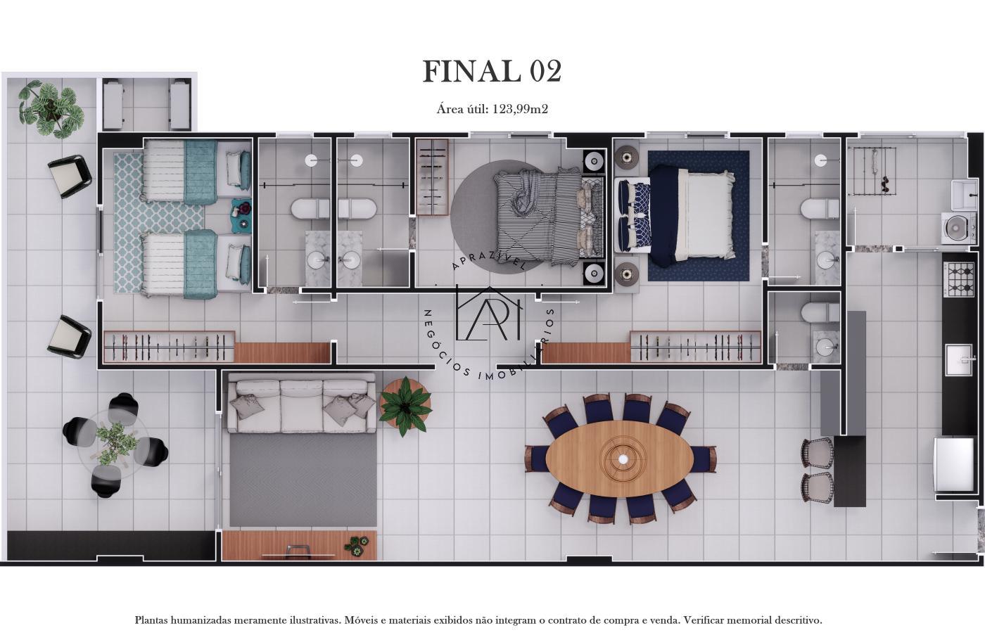 Apartamento, 3 quartos, 129 m² - Foto 11