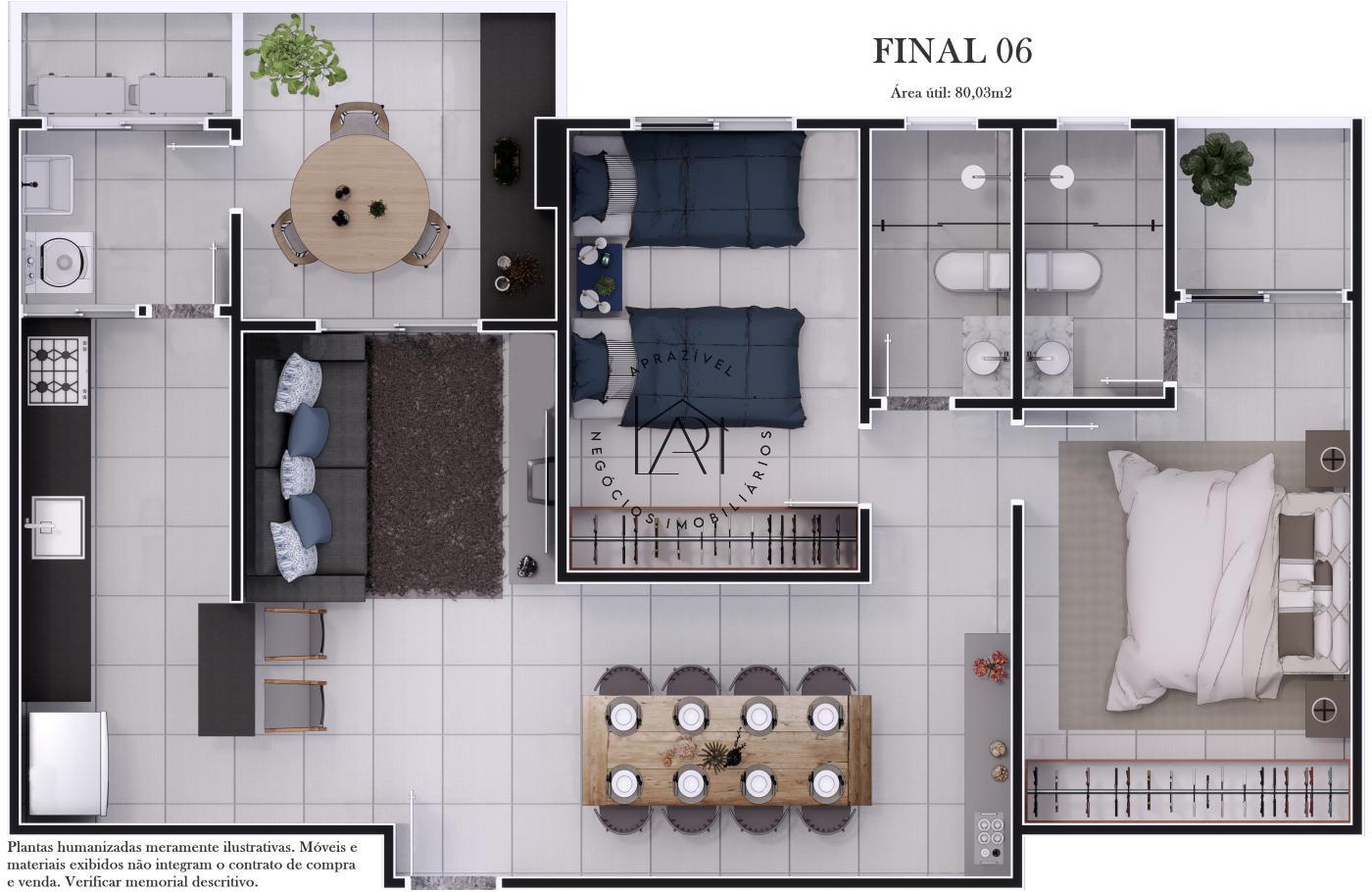 Apartamento, 2 quartos, 80 m² - Foto 11