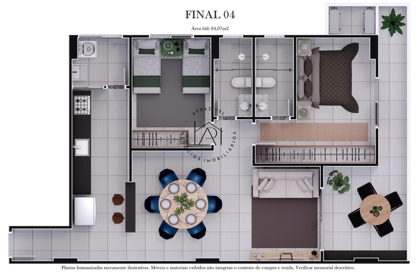 Apartamento, 2 quartos, 84 m² - Foto 10