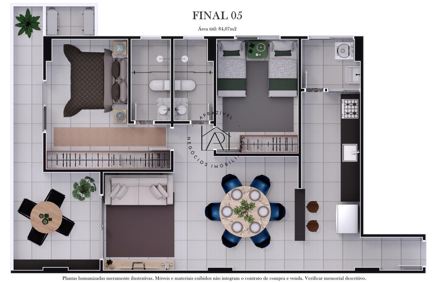 Apartamento, 2 quartos, 84 m² - Foto 11