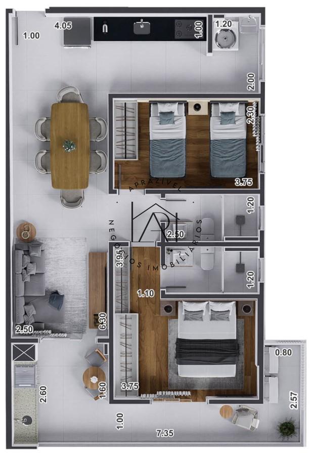 Apartamento, 2 quartos, 73 m² - Foto 44