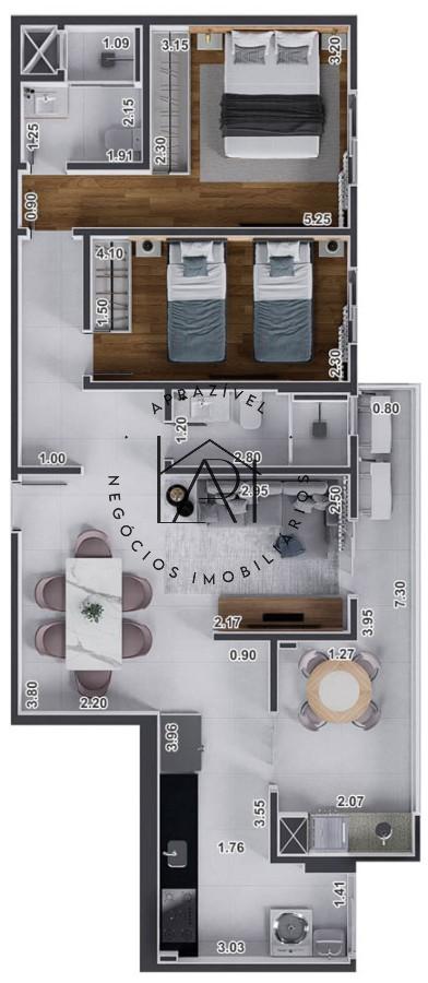 Apartamento, 2 quartos, 73 m² - Foto 43