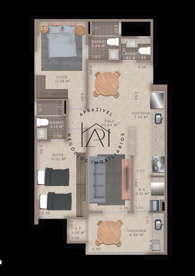 Apartamento, 2 quartos, 82 m² - Foto 20