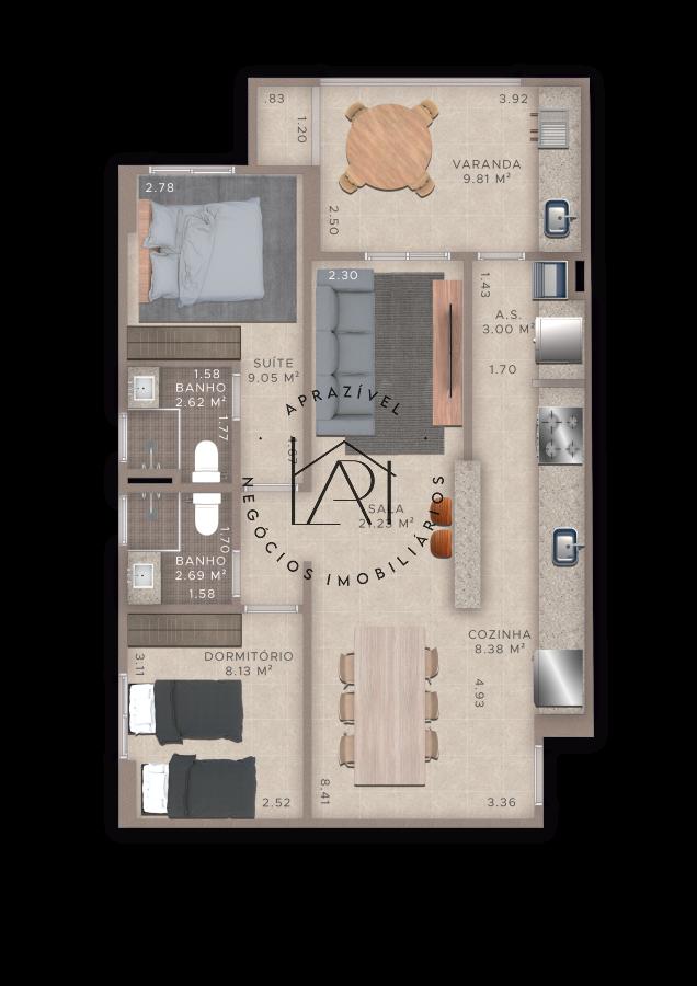 Apartamento, 2 quartos, 82 m² - Foto 22