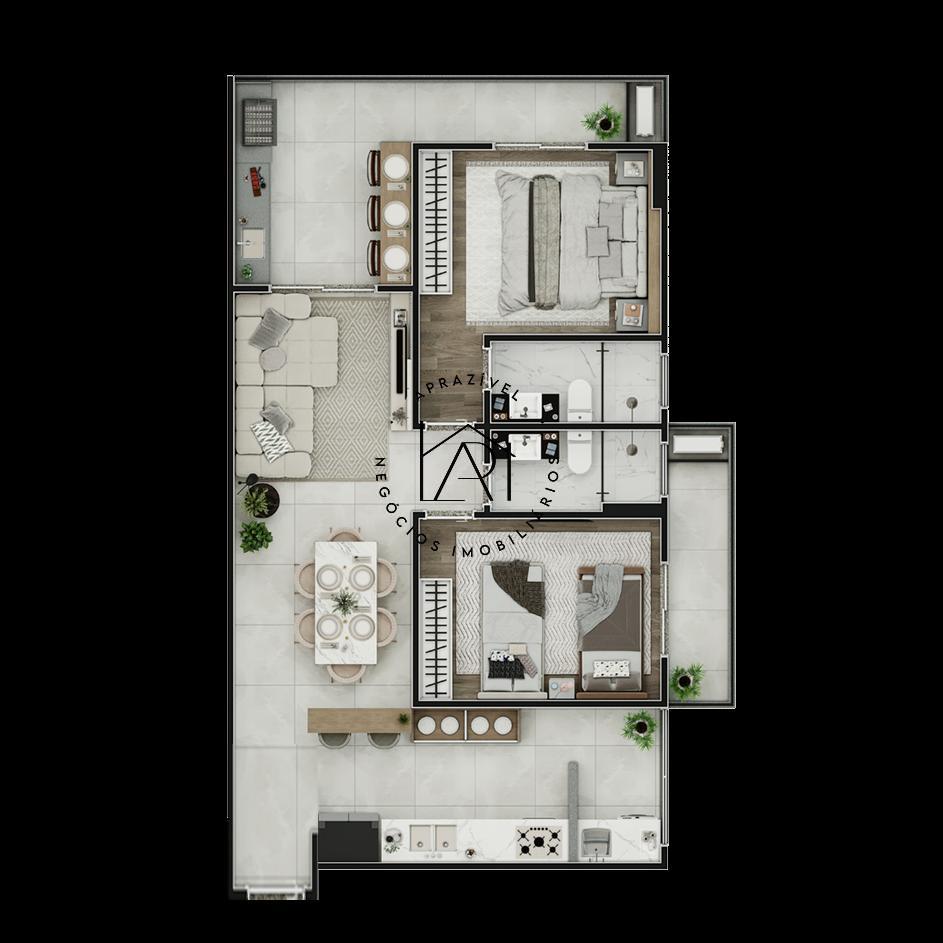 Apartamento, 2 quartos, 81 m² - Foto 22