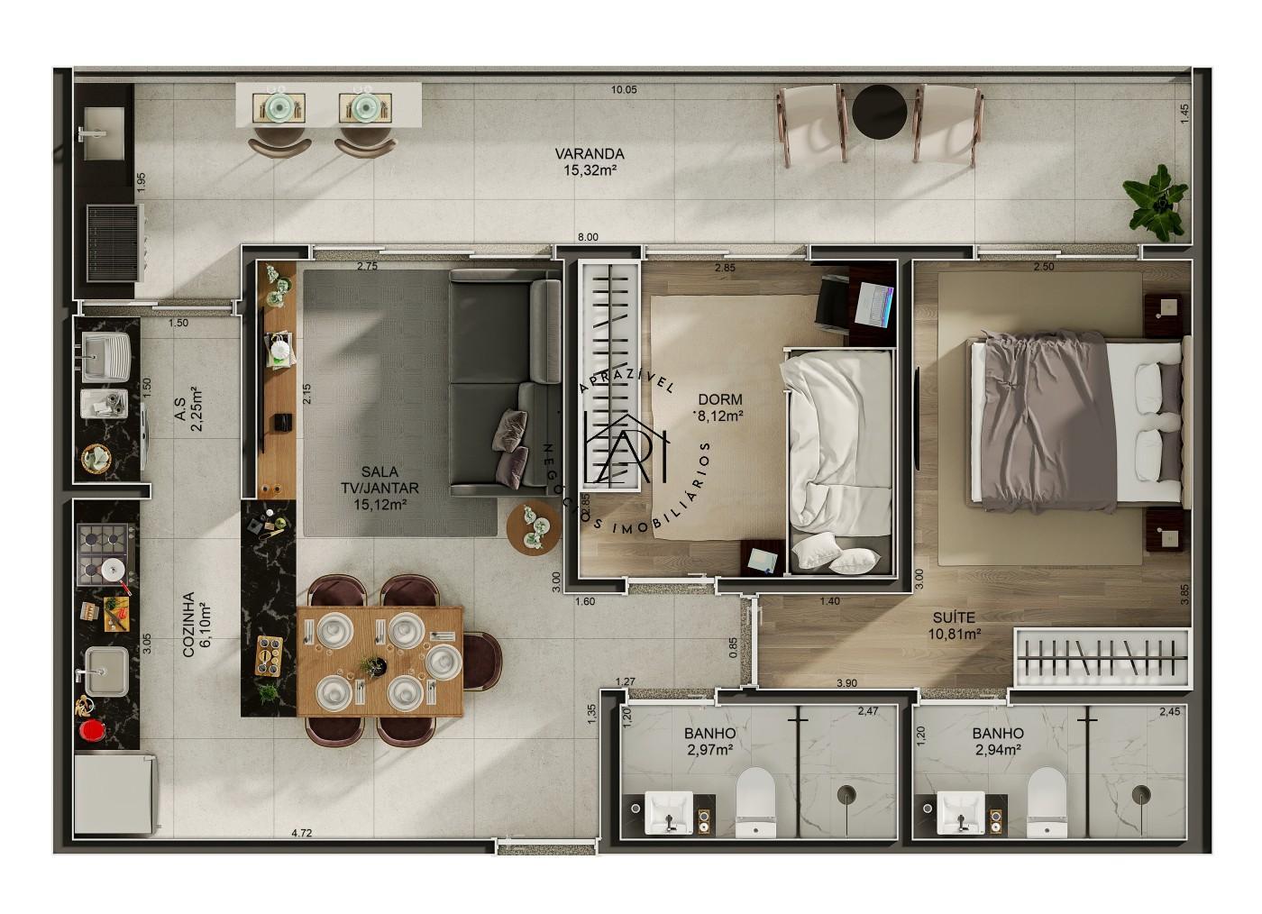 Apartamento, 2 quartos, 72 m² - Foto 34