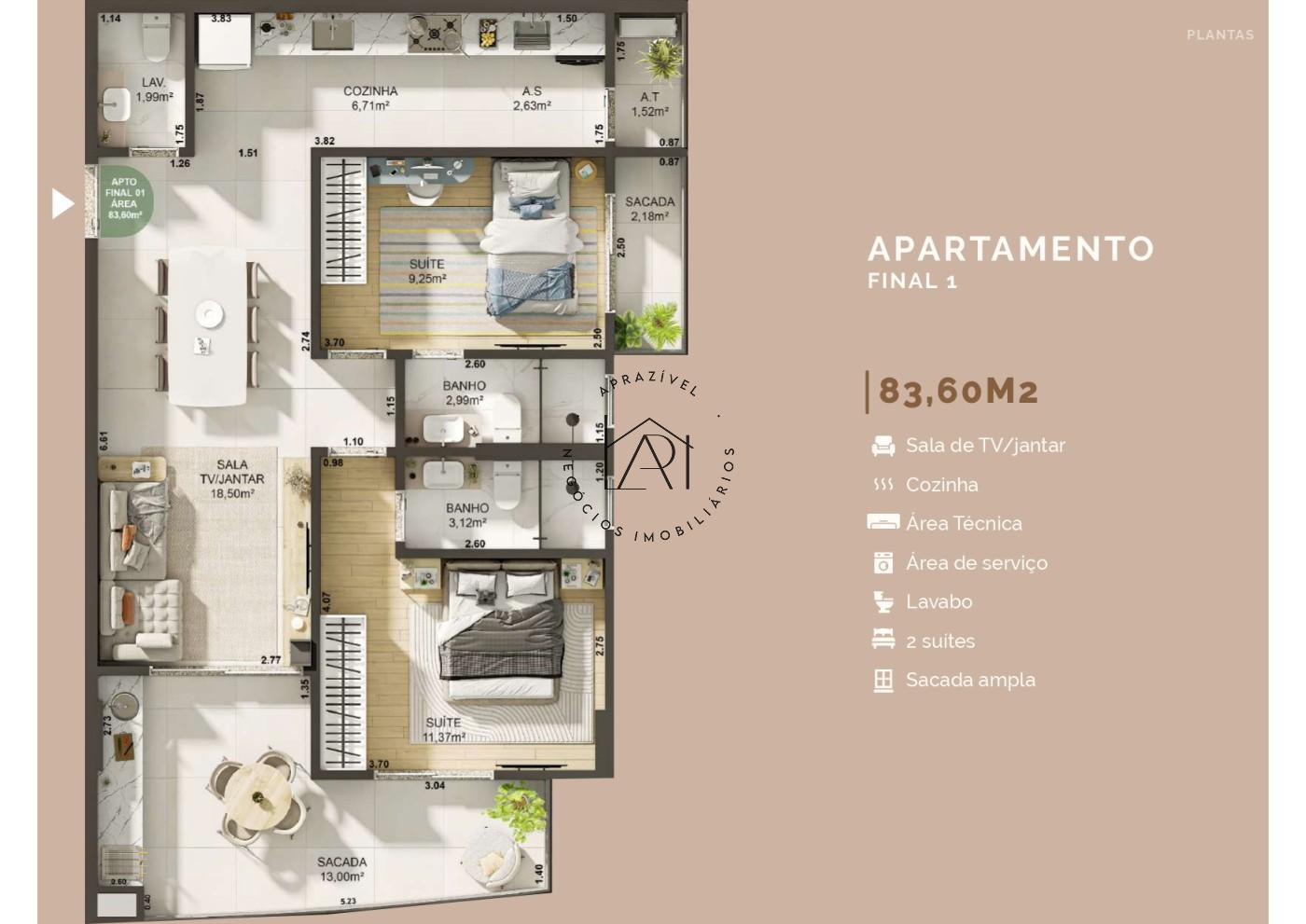 Apartamento, 2 quartos, 80 m² - Foto 23
