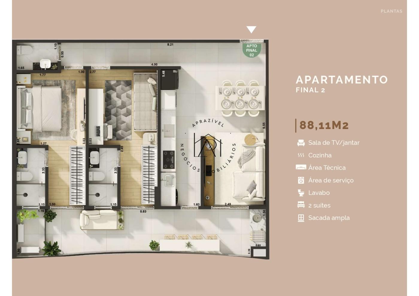 Apartamento, 2 quartos, 80 m² - Foto 24