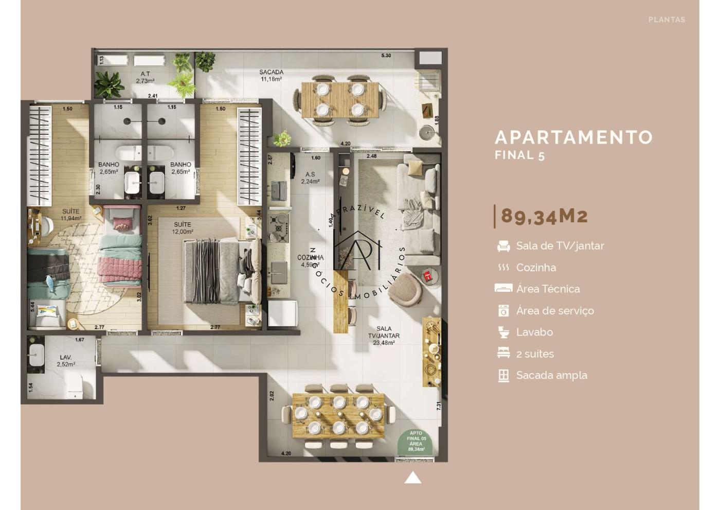 Apartamento, 2 quartos, 80 m² - Foto 27