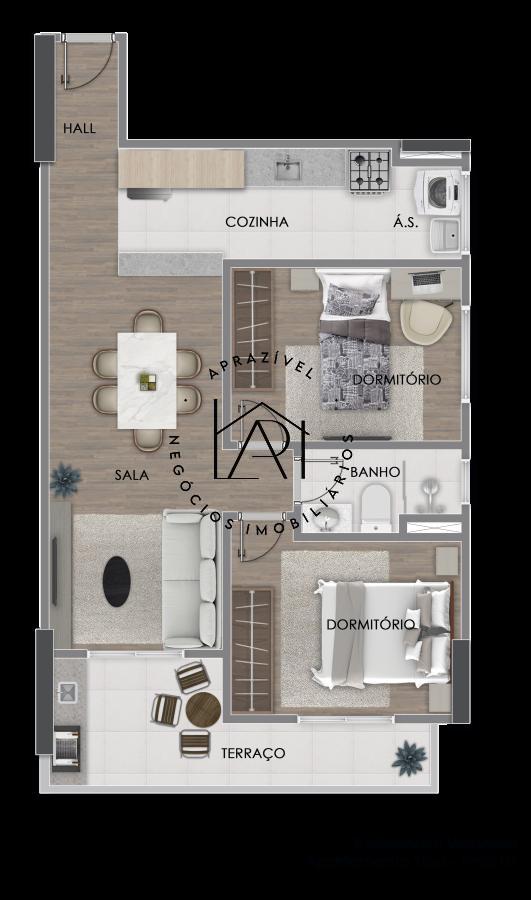 Apartamento, 1 quarto, 38 m² - Foto 12
