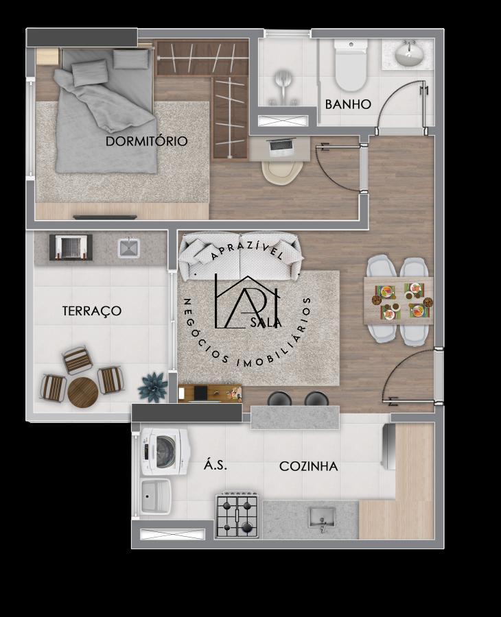 Apartamento, 1 quarto, 38 m² - Foto 15