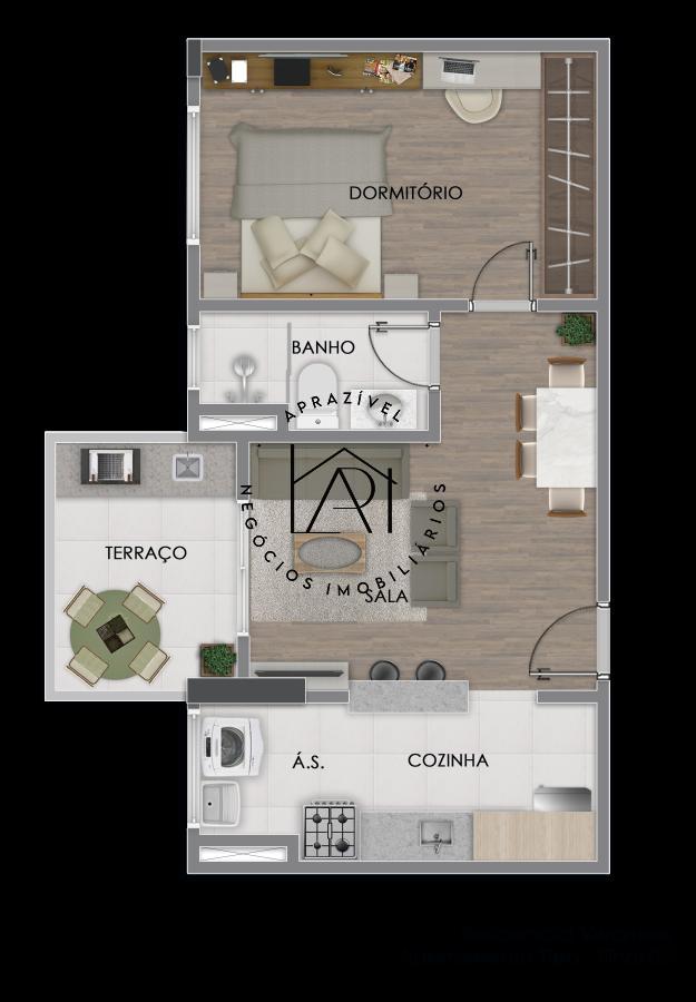 Apartamento, 1 quarto, 38 m² - Foto 17