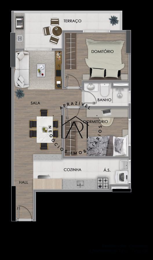 Apartamento, 1 quarto, 38 m² - Foto 19