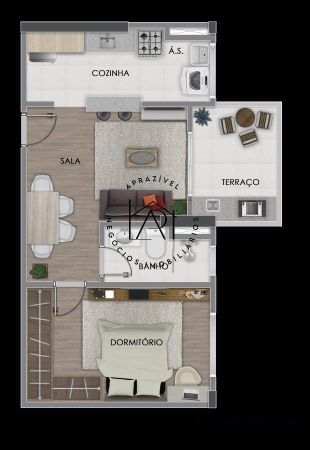 Apartamento, 1 quarto, 38 m² - Foto 21